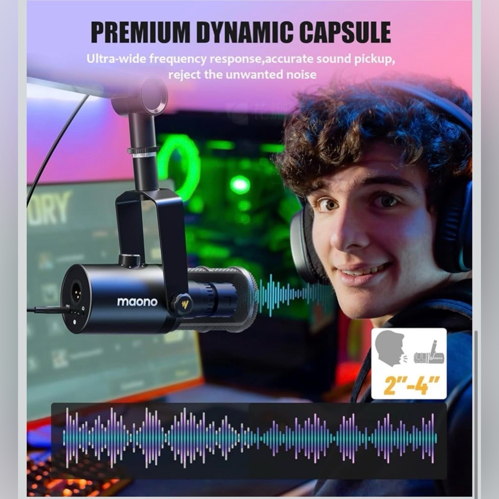 MAONO Dynamic Microphone - Picture 8 of 11